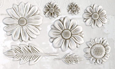 He Loves me Not 6x10 IOD Mould™ - Iron Orchid Designs